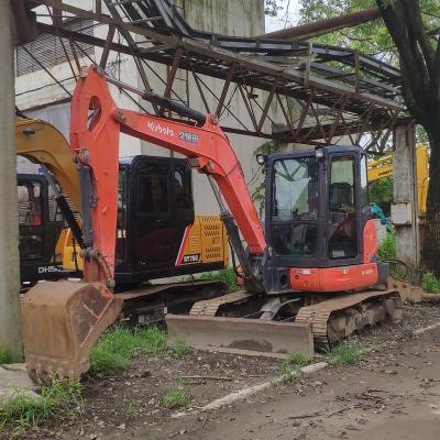 Blue Kubota 3 Ton Excavator 0.22m#194 Bucket Capacity 6000 KG Machine Weight