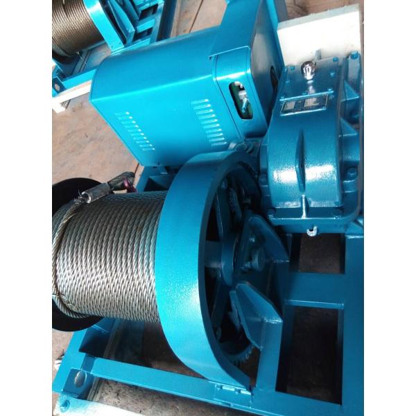 Industrial Electric Hoist , Heavy Duty Rope Hoist Double Girder Winch Trolley