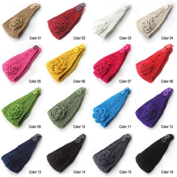 Women knitted headband crochet headband Handmade tenia Mixed quantuty and color