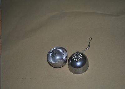 Bola de chá de aço inoxidável de pouco peso com resistente à corrosão, material do filtro de ar do halogênio