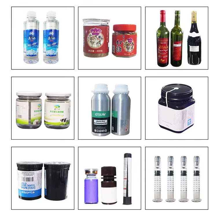 Fully automatic single side labeling machine, dishwashing detergent flat bottle labeling machine CH-901 porcelain cleaning labeling machine