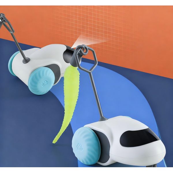 Safe Chicken Toy Electric Feather Lifelike Interactive Automatic Moving Cart-shaped Non-slip Taffeta Material