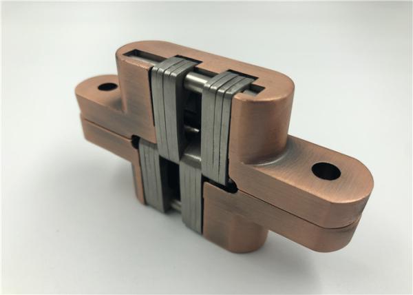 Antique Copper Concealed Piano Hinge , Outside Exterior Door Hinges