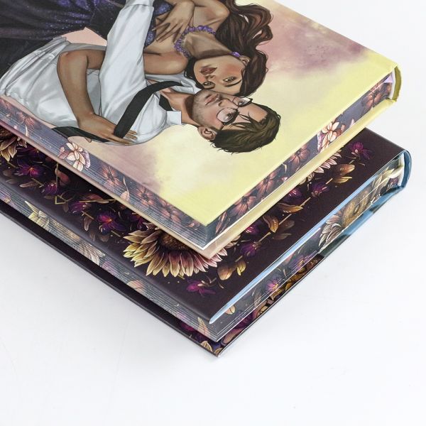 216*279MM Publishing Book Printing Sprayed Stenciled Edge Hardback Book Printing Matte