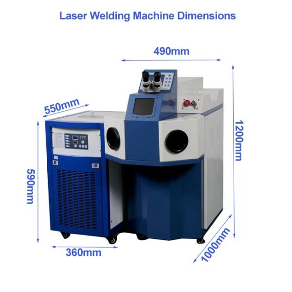 One Year Warranty Laser Spot Welding Machine 400 Watt Jewelry Laser Welder