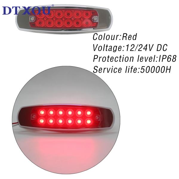 Hot Sale Truck Trailer Reverse Spare Bar Parts Bumper Car Side Lamp Light Truck Led Car Light