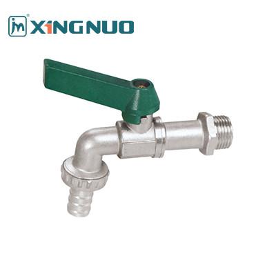 manobra reta manobra verde manobra masculina de rosca HEX mangueira bibo bibo bico de chuveiro Níquel revestido de latão alavanca Bibcock