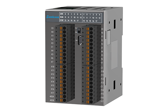 IP30 Industrial PLC Controller 200kHz PLC Programmable Controller Customized