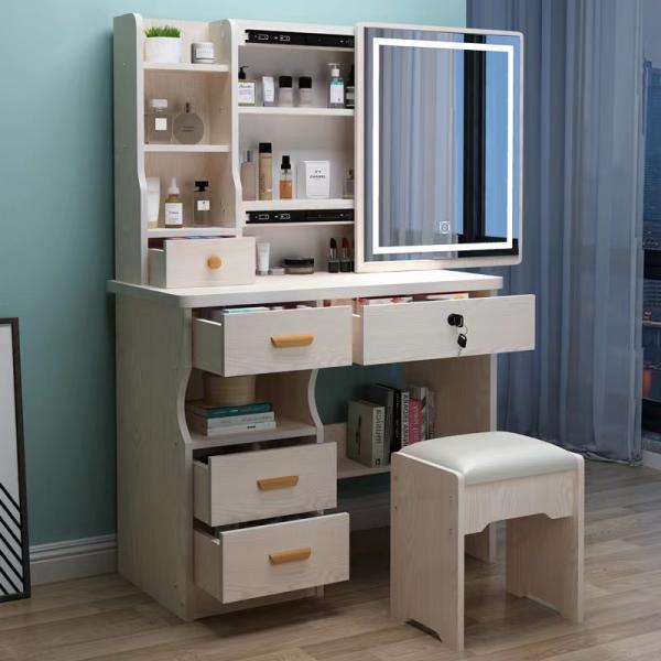 Mirror Bedroom Dressing Table Hotel Makeup Vanity Table