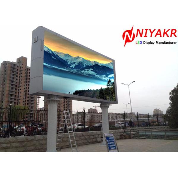 P6 RGB Full Color Led Display Outdoor Advertising Video Wall 15625 Dots/sqm