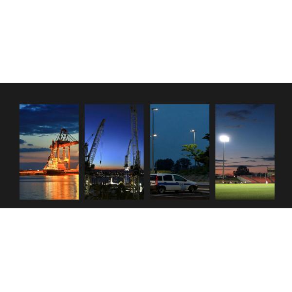 ODM Outdoor LED Stadium Lights Football 200W Long Lifespan Black