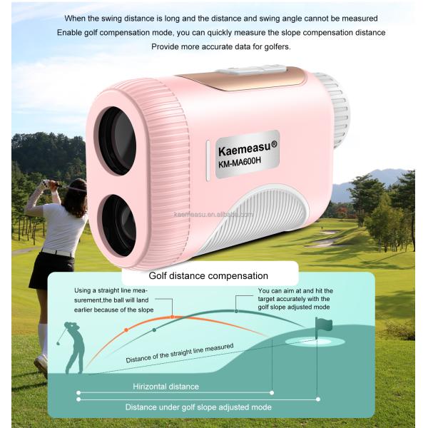 Compact Golf Laser Rangefinder Laser Safety Level Class 1 92*58*35mm for Outdoor