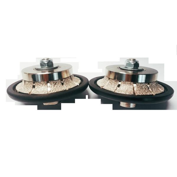 85mm Demi Bullnose  Vacuum Brazed Diamond Tools Blades Granite Countertop