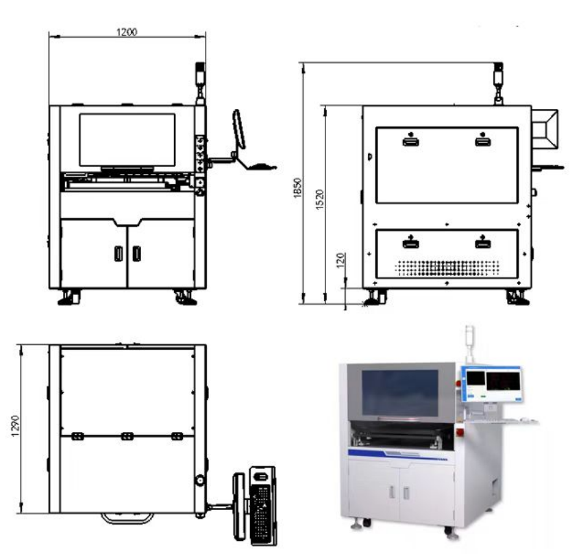 AI AOI Precision Automatic Optical Inspection Machine for Electroformed Stencil SV-M8L Series