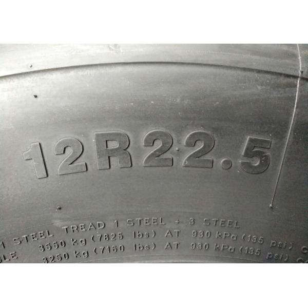 Black Appearance Highway Truck Tires 11R22.5 12R22.5 High Fuel Efficiency