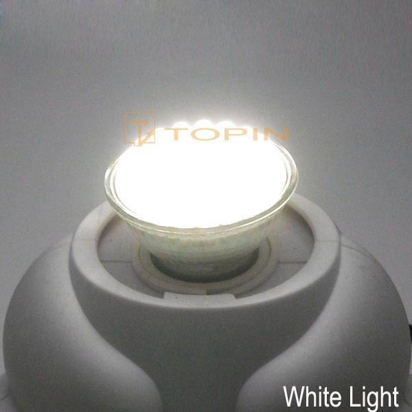 TOPIN 38 GU10 LED Spotlights White Light Bulb Spotlight 3W MR16 / 12V E27 / GU10 / AC110V