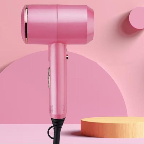 1500w Professional Negative Ion Hair Dryer Strong AC Motor Hair Care Household With 3 Air Nozzles For Curly Hair