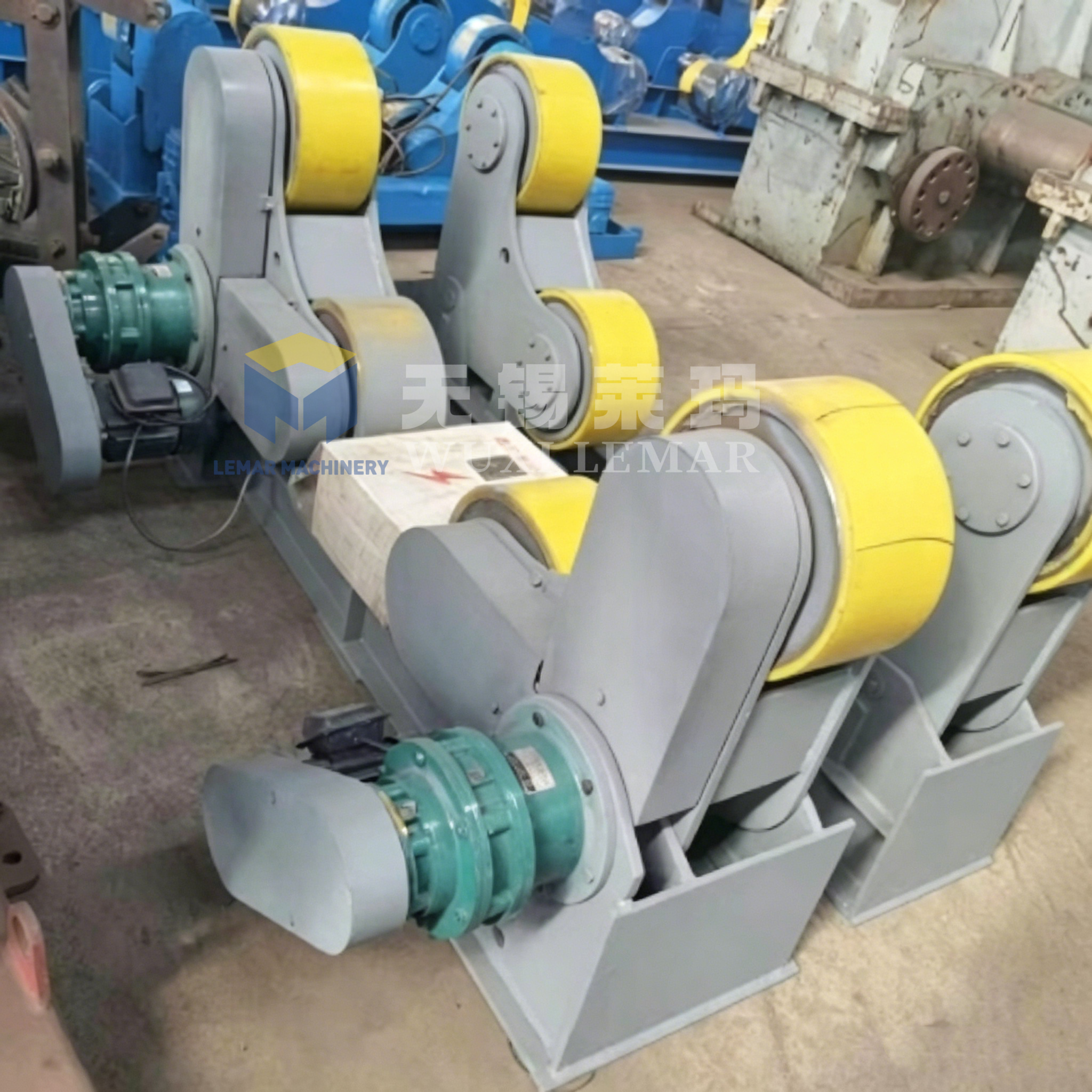 Heavy Duty 40ton Self-aligning Welding Turning Rolls for LNG Cryogenic Tank