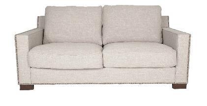 American style Linen fabric upholstery classic 3-seater sofa with neils