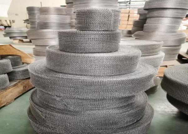 Tubo de malha de aço inoxidável de 40 mm de largura de malha de aço inoxidável para elementos de filtro