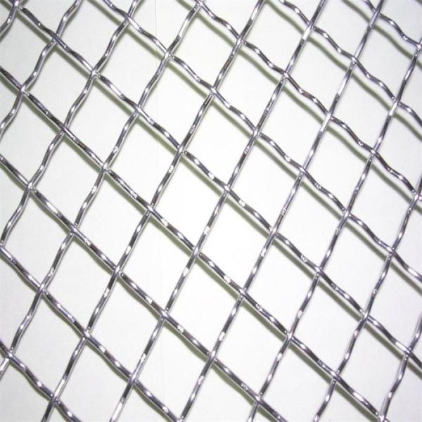 5mm Wire 50mm Aperture Galvanized Crimped Wire Mesh Corrosion Proof
