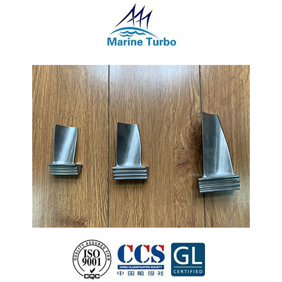 T- MITSUBISHI Turbocharger / T- MET Series Turbine Blades For Marine And Stationary Engines Maintenance Parts
