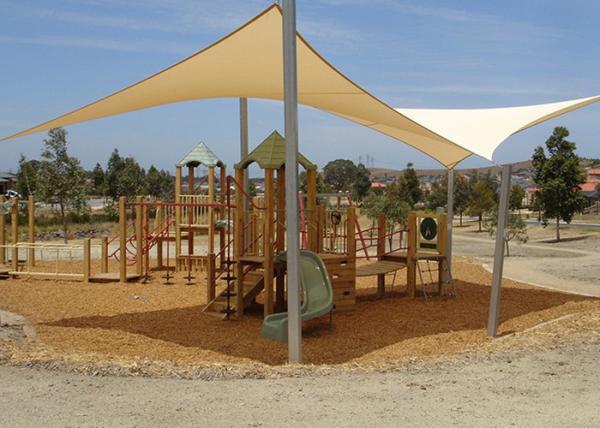 160g/m2 - 350g/m2 Sun Shade Sail Canopy , Patio Garden Awning With Hardware Kit