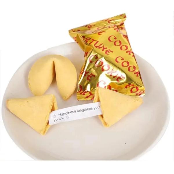 OEM Biscuits Lucky Cookies Snacks Christmas Confession Gift Fortune Cracker