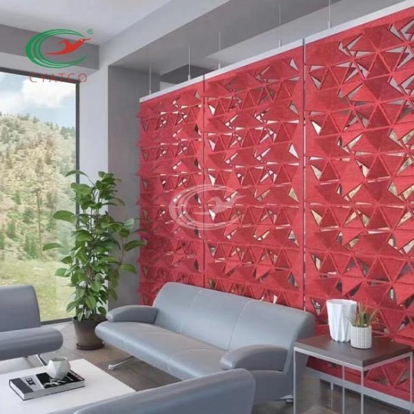 Workplace Fireproof PET Acoustic Panels Eco Friendly Thickness 9mm 12mm