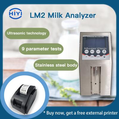 LM2 Milk Analyser Tests Milk For Various Parameters Protein Lactose Fat Quick Test Fully Automatic Cleaning