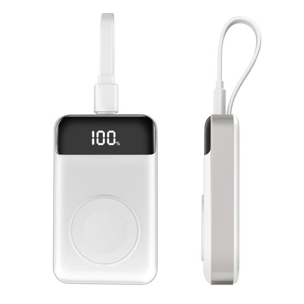 3000mAh Lithium Ion Battery Power Bank Type C Iwatch Power Bank With 5V/1A