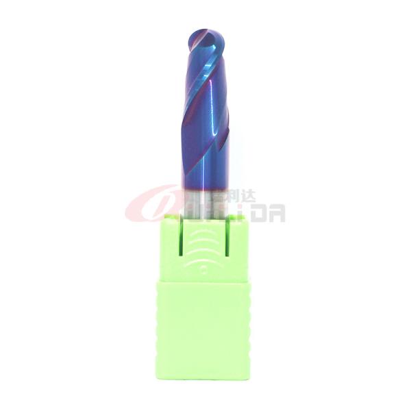 2 Flutes Ball Nose End Mill Hrc65 1/4 6mm For Heated Die Steel