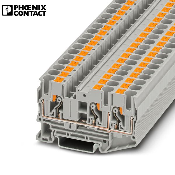 3211929 Phoenix Contact Din Rail Terminal Electric PT 6-TWIN - Feed-through terminal block