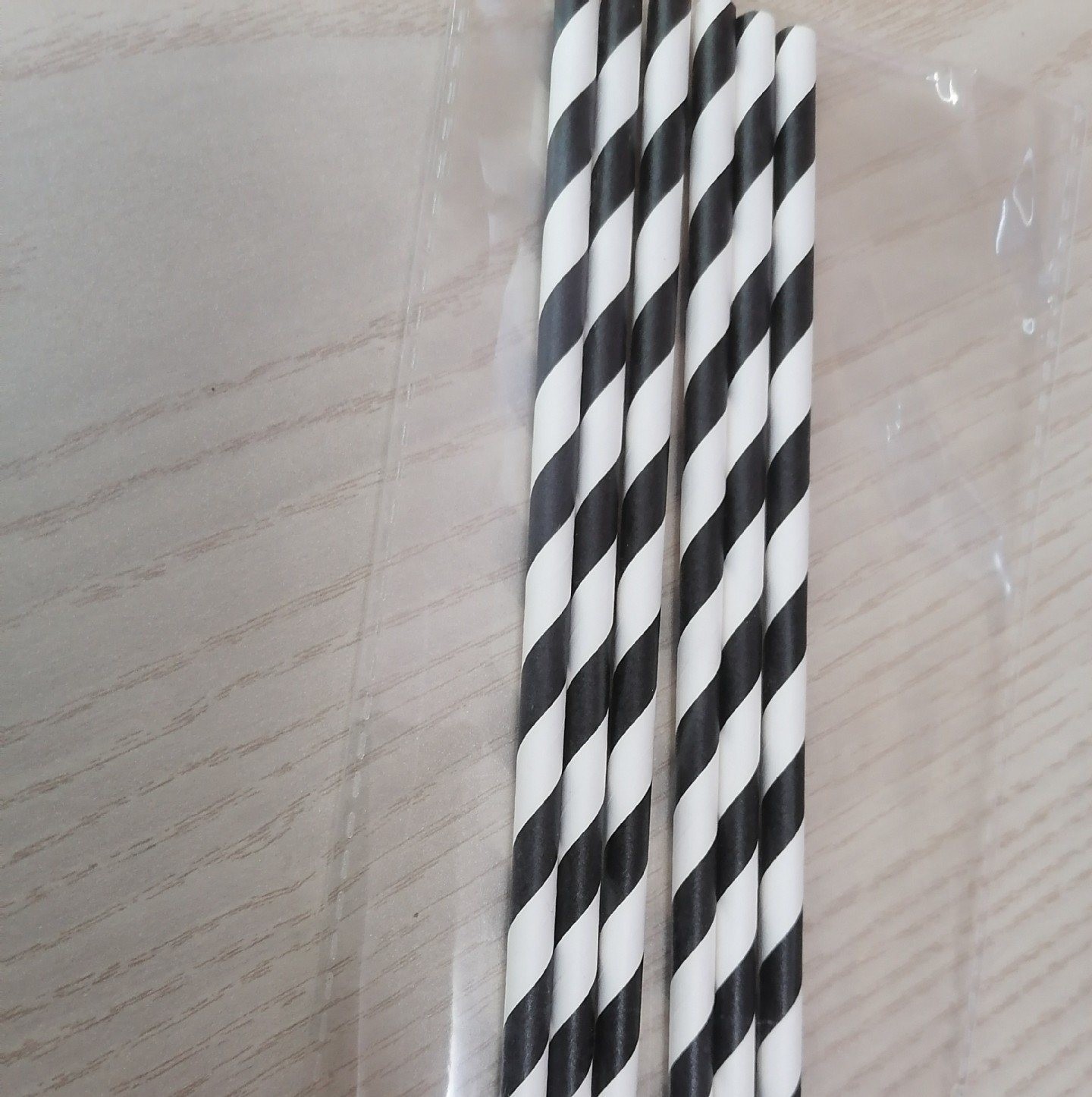 Multicolour Biodegradable Disposable Straw for Juice Milk Beverage 6mm*197mm Paper Straw