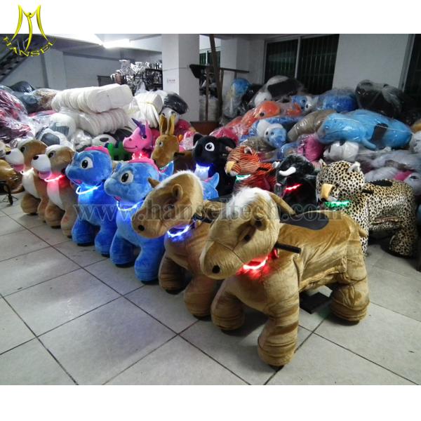 Hansel coin operated walking animal toy cars for Outdoor Amusement Rides