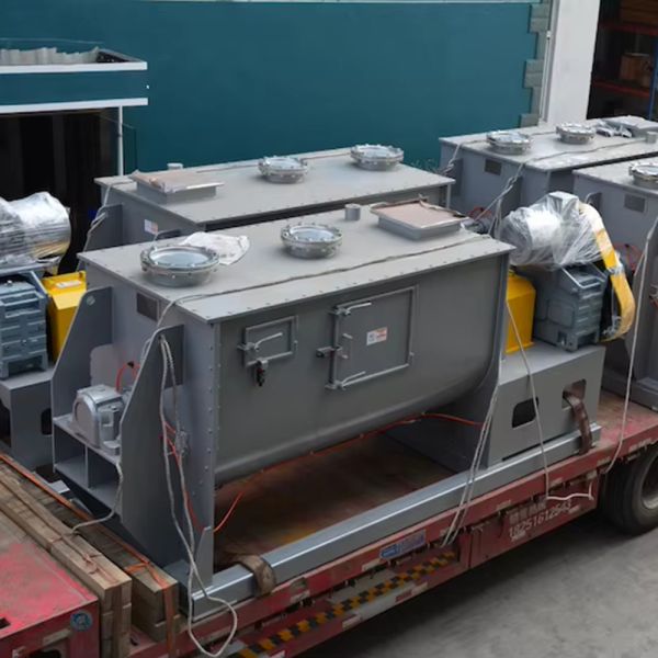 Variable Speed Stainless Steel Horizontal Powder Mixer with 500-1000L Mixing Capacity