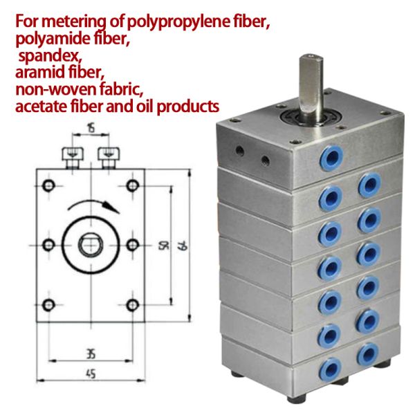 10-40rpm Jrgy Precision Spinning Oil Pump for High Viscosity Oil Agent Dosing