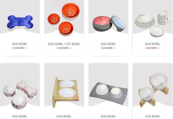 Non Slip Plastic Feeding Dishes No Spill Pet Dog Cat Double Food Water Bowl For Cat Dog, Premium Colorful Dog Water Food