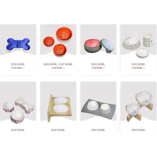 Non Slip Plastic Feeding Dishes No Spill Pet Dog Cat Double Food Water Bowl For Cat Dog, Premium Colorful Dog Water Food