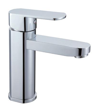 Deck Mounted Single Hole Bathroom Sink Faucet Chrome