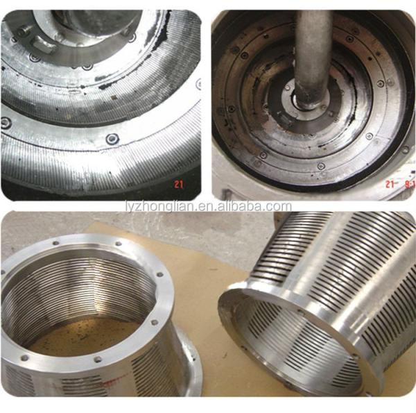 SS316l automatic continuous HR630 stage single phase pusher centrifuge for salt