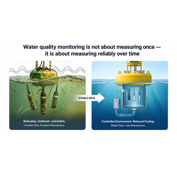 Pump-Sampling Water Quality Buoy with Instrument Well for Reliable Monitoring