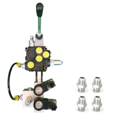Industrial Multiway Valve Hydraulic Directional Valve Manual Or Electric Two Controls