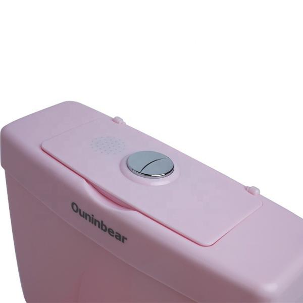 Pink Plastic Baby Potty Toilet EN71 Certified Pure Color Design Custom Logo Available