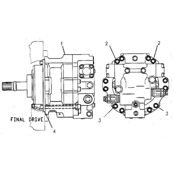 7Y-4238 7Y4238 Excavadora de pistón con motor de pistón para 322 FM L 325 L 330 330 FM L 330