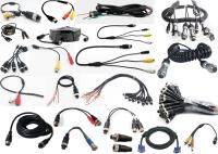 Customize DVR Acessórios M12 4pin Feminino / Masculino Para RCA / BNC DC Connector / Adaptador Cabos
