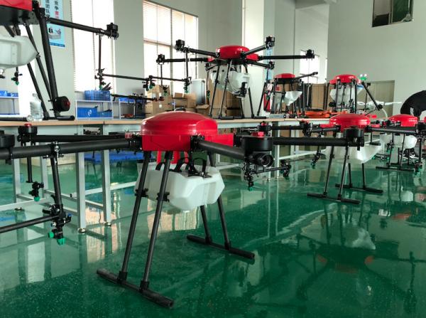 Autonomous Obstacle Avoidance  Agricultural  Spraying Drone,Carbon Fiber Frame 15Kg Payload with 6 Spray Nozzles