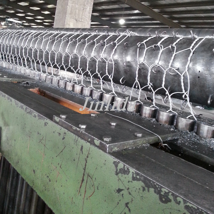 Гальванизированная машина плетения провода Gabion шестиугольная с автоматической системой масла