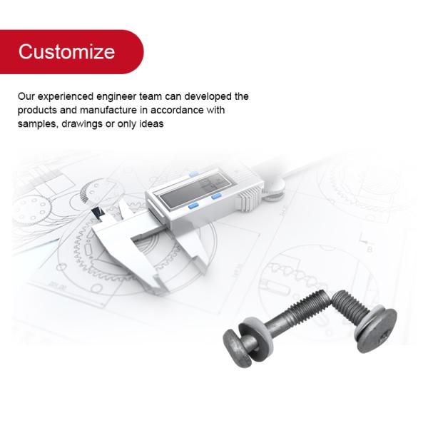 Система метрических измерений Грибный круглый головный винт с цинковой покрытием и полуниткой