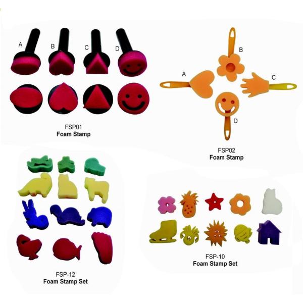 Молдабле пена Дий штемпелюет установленные канцелярские принадлежности искусства для детей детей обучая игрушку